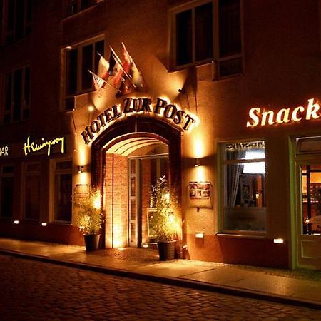 Altstadt Hotel Zur Post Stralsund Exterior foto